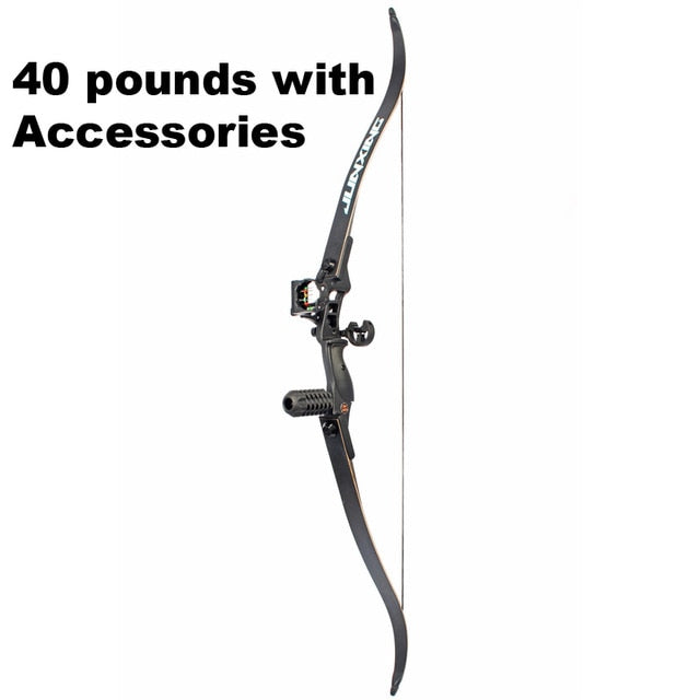 54 inch Recurve Bow 30-50 lbs Riser Length 17 inch American Hunting Bow for Archery Outdoor Sport Hunting Practice