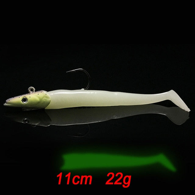 11cm 10g 16g 22g Glow Soft Fishing Lure