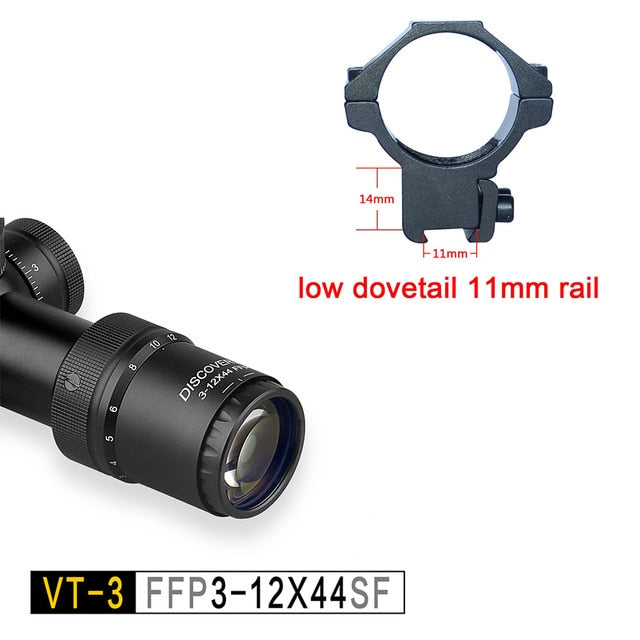 Discovery VT-3 4-16X44 SF FFP Riflescope